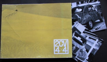 Citroen 2 CV 4x4 Sahara Modelprogram 1962 Carbrochure + photos (4017)